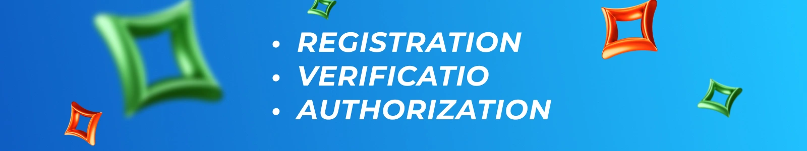 registration verification authorization process