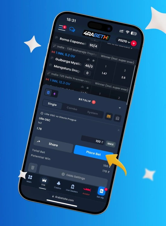 how to place a bet