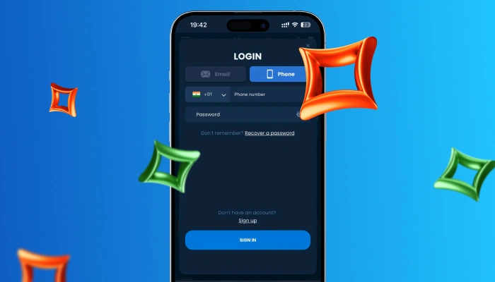 login process via phone