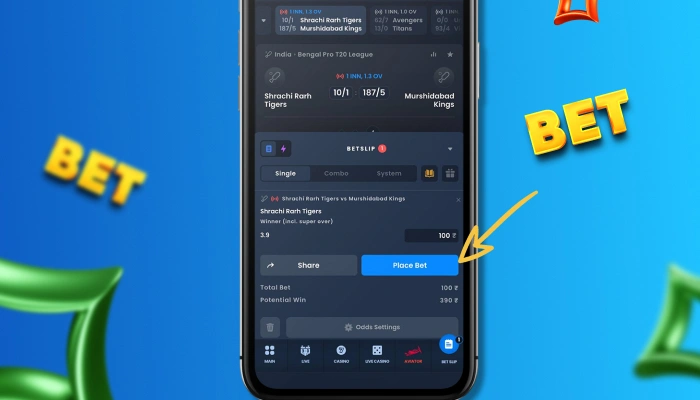 4rabet live cricket betting