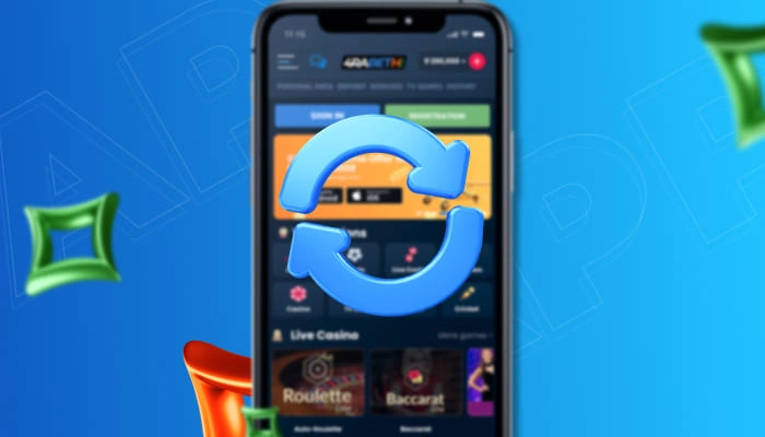 how to update 4rabet app