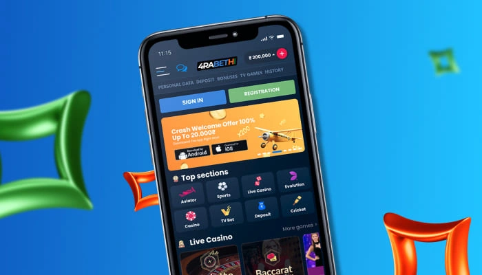4rabet casino app